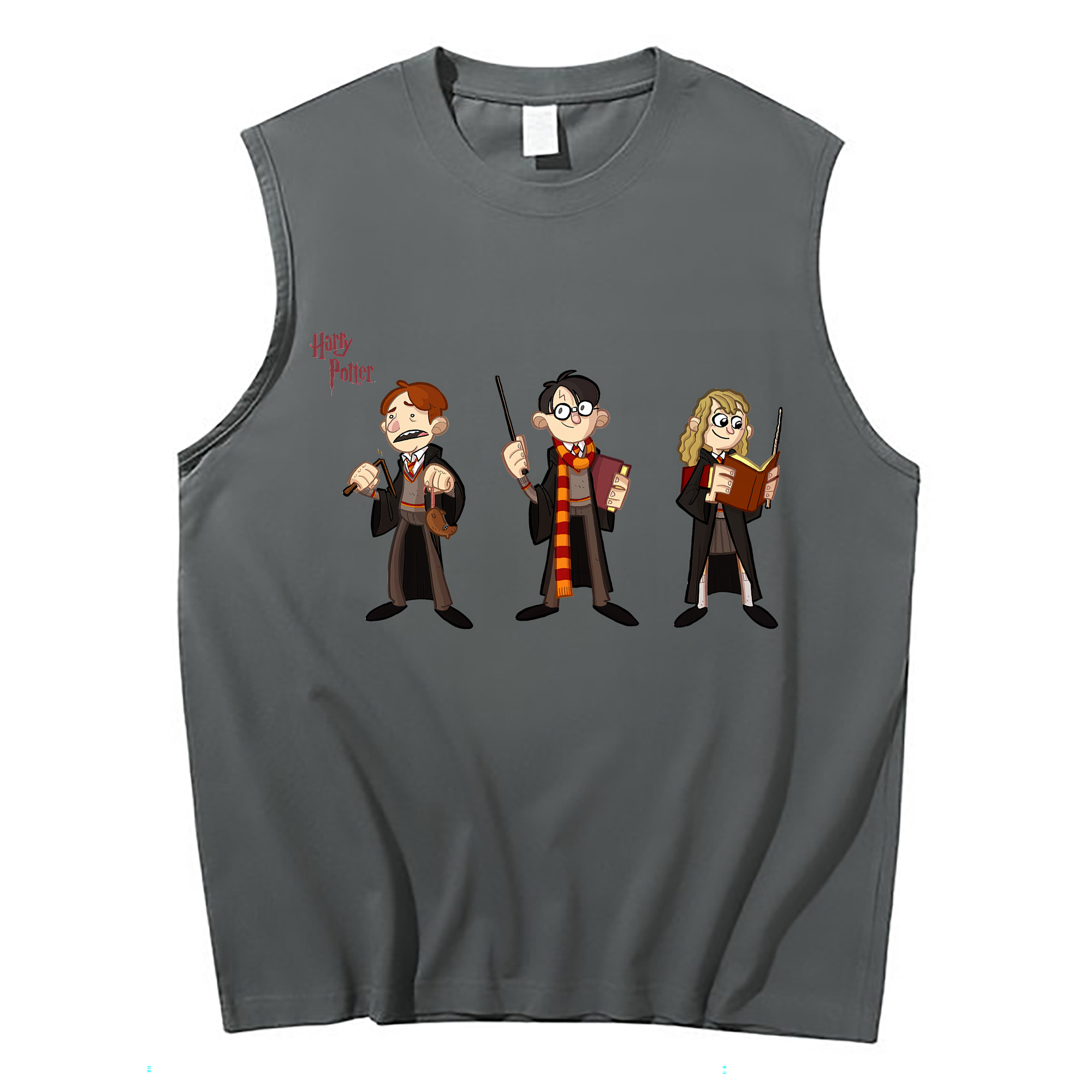 （画像用） Harry Potter ハリー・ポッターシリーズ コットン100％タンクトップ（フロントプリント）